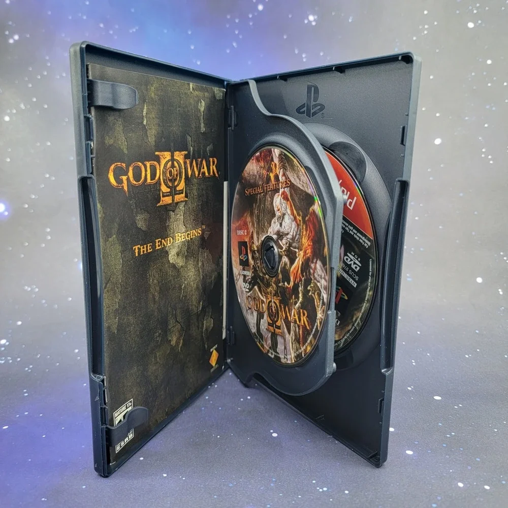 God of War II 2 (Sony PlayStation 2) PS2 Video Game CIB Complete Two Disc Set